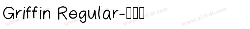 Griffin Regular字体转换